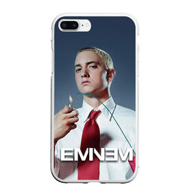 Чехол для iPhone 7Plus/8 Plus матовый с принтом Eminem в Санкт-Петербурге, Силикон | Область печати: задняя сторона чехла, без боковых панелей | eminem | music | rap | музыка | реп | эминем