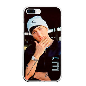 Чехол для iPhone 7Plus/8 Plus матовый с принтом Eminem в Санкт-Петербурге, Силикон | Область печати: задняя сторона чехла, без боковых панелей | eminem | music | rap | музыка | реп | эминем