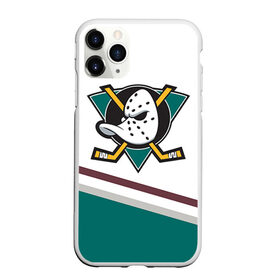 Чехол для iPhone 11 Pro Max матовый с принтом Anaheim Ducks Selanne в Санкт-Петербурге, Силикон |  | anaheim ducks selanne | nhl | спорт | хоккей