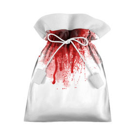 Подарочный 3D мешок с принтом Кровь в Санкт-Петербурге, 100% полиэстер | Размер: 29*39 см | Тематика изображения на принте: halloween | без головы | кровь | праздник | тыква | хэллоуин