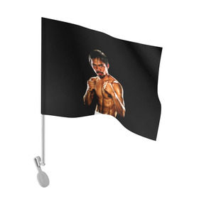Флаг для автомобиля с принтом Менни Пакьяо в Санкт-Петербурге, 100% полиэстер | Размер: 30*21 см | boxing | manny | pacquiao | бокс | боксер | знаменитость | мэнни | мэнни пакьяо | спорт