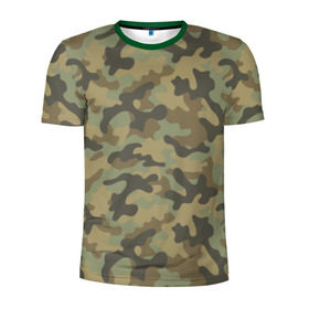 Мужская футболка 3D спортивная с принтом Хаки в Санкт-Петербурге, 100% полиэстер с улучшенными характеристиками | приталенный силуэт, круглая горловина, широкие плечи, сужается к линии бедра | army | military | армейские | армия | камуфляж | комуфляж