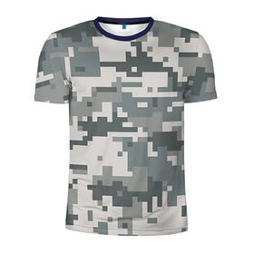 Мужская футболка 3D спортивная с принтом Камуфляж в Санкт-Петербурге, 100% полиэстер с улучшенными характеристиками | приталенный силуэт, круглая горловина, широкие плечи, сужается к линии бедра | army | military | армейские | армия | камуфляж | комуфляж