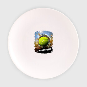 Тарелка с принтом Уимблдон (Wimbledon) в Санкт-Петербурге, фарфор | диаметр - 210 мм
диаметр для нанесения принта - 120 мм | wimbledon | англия | большой теннис | великобритания | теннисный мяч | уимблдон