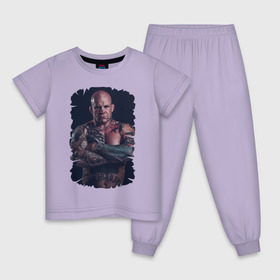 Детская пижама хлопок с принтом Jeff Monson (MMA) в Санкт-Петербурге, 100% хлопок |  брюки и футболка прямого кроя, без карманов, на брюках мягкая резинка на поясе и по низу штанин
 | ufc