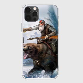 Чехол для iPhone 12 Pro Max с принтом Медведь в Санкт-Петербурге, Силикон |  | медведь | мишка | патриот | россия | я русский