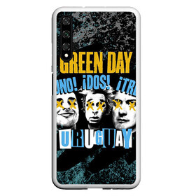 Чехол для Honor 20 с принтом Green Day в Санкт-Петербурге, Силикон | Область печати: задняя сторона чехла, без боковых панелей | green day | rock | грин дей | рок