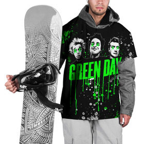 Накидка на куртку 3D с принтом Green Day в Санкт-Петербурге, 100% полиэстер |  | green day | rock | грин дей | рок