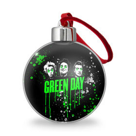 Ёлочный шар с принтом Green Day в Санкт-Петербурге, Пластик | Диаметр: 77 мм | green day | rock | грин дей | рок