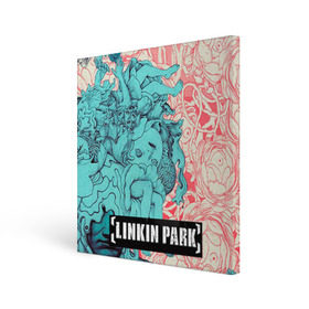 Холст квадратный с принтом Linkin Park в Санкт-Петербурге, 100% ПВХ |  | linkin park | rock | линкин парк | рок