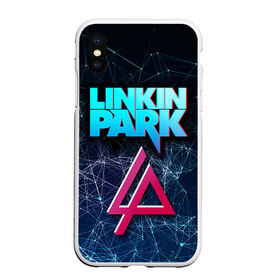 Чехол для iPhone XS Max матовый с принтом Linkin Park в Санкт-Петербурге, Силикон | Область печати: задняя сторона чехла, без боковых панелей | linkin park | rock | линкин парк | рок