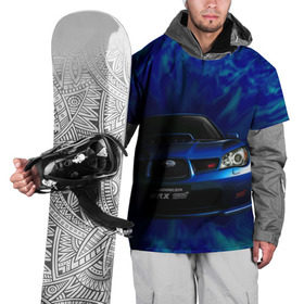 Накидка на куртку 3D с принтом Subaru в Санкт-Петербурге, 100% полиэстер |  | Тематика изображения на принте: impreza | jdm | sti | subaru | wrx