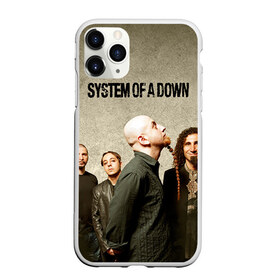 Чехол для iPhone 11 Pro матовый с принтом System of a Down в Санкт-Петербурге, Силикон |  | Тематика изображения на принте: hard rock | metal | rock | serj | system of a down | tankian | метал | рок | систем | танкян | хардрок