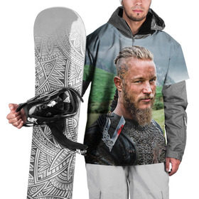 Накидка на куртку 3D с принтом Рагнар Лодброк в Санкт-Петербурге, 100% полиэстер |  | vikings | вальхалла | викинги | рагнар лодброк | сериалы