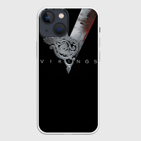 Чехол для iPhone 13 mini с принтом Эмблема Викингов в Санкт-Петербурге,  |  | vikings | вальхалла | викинги | лого | рагнар лодброк | сериалы | эмблема