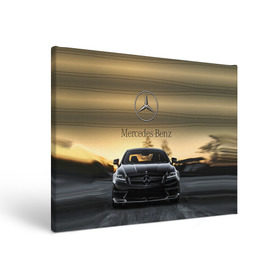 Холст прямоугольный с принтом Mercedes в Санкт-Петербурге, 100% ПВХ |  | amg | benz | mercedes | бенс | бенц | мерседес