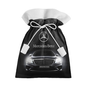 Подарочный 3D мешок с принтом Mercedes в Санкт-Петербурге, 100% полиэстер | Размер: 29*39 см | Тематика изображения на принте: amg | benz | mercedes | бенс | бенц | мерседес