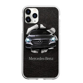 Чехол для iPhone 11 Pro матовый с принтом Mercedes в Санкт-Петербурге, Силикон |  | amg | benz | mercedes | бенс | бенц | кожа | мерседес