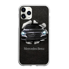 Чехол для iPhone 11 Pro Max матовый с принтом Mercedes в Санкт-Петербурге, Силикон |  | amg | benz | mercedes | бенс | бенц | кожа | мерседес
