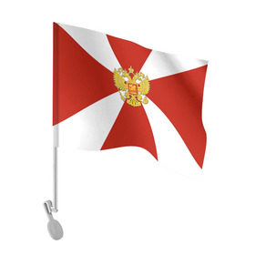 Флаг для автомобиля с принтом Внутренние войска в Санкт-Петербурге, 100% полиэстер | Размер: 30*21 см | армия | вв | вовчики | войска | мвд | милиция | силовые структуры