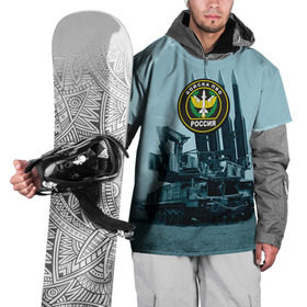Накидка на куртку 3D с принтом Войска Противовоздушной обороны в Санкт-Петербурге, 100% полиэстер |  | армия | войска | всадники апокалипсиса | пво | ракетчики | тополя