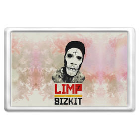 Магнит 45*70 с принтом Limp Bizkit в Санкт-Петербурге, Пластик | Размер: 78*52 мм; Размер печати: 70*45 | bizkit | limp | limp bizkit | бизкит | лимп | лимп бизкит | лимпбизкит | рок