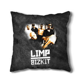 Подушка 3D с принтом Limp Bizkit в Санкт-Петербурге, наволочка – 100% полиэстер, наполнитель – холлофайбер (легкий наполнитель, не вызывает аллергию). | состоит из подушки и наволочки. Наволочка на молнии, легко снимается для стирки | bizkit | cobra | gold | limp | limp bizkit | бизкит | голд | кобра | лимп | лимп бизкит | лимпбизкит | рок