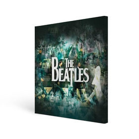 Холст квадратный с принтом The Beatles в Санкт-Петербурге, 100% ПВХ |  | beatles | rock | the beatles | битлз | битлс | битлы | рок