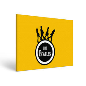 Холст прямоугольный с принтом The Beatles в Санкт-Петербурге, 100% ПВХ |  | beatles | rock | the beatles | битлз | битлс | битлы | рок