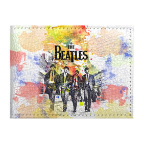 Обложка для студенческого билета с принтом The Beatles в Санкт-Петербурге, натуральная кожа | Размер: 11*8 см; Печать на всей внешней стороне | beatles | rock | the beatles | битлз | битлс | битлы | рок