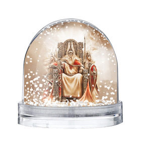 Снежный шар с принтом Вальгалла в Санкт-Петербурге, Пластик | Изображение внутри шара печатается на глянцевой фотобумаге с двух сторон | вальгалла | валькирии | викинги | норвегия | один | рай | язычество