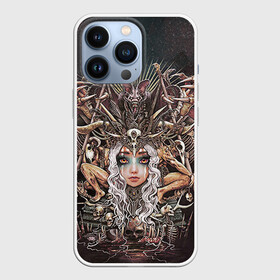Чехол для iPhone 13 Pro с принтом Королева мертвых в Санкт-Петербурге,  |  | арт | девушка | королева | королева мертвых | кристофер ловелл | мода | некромантия | стиль | фэнтези