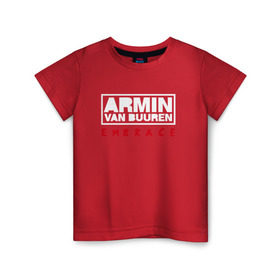 Детская футболка хлопок с принтом Armin van Buuren Embrace в Санкт-Петербурге, 100% хлопок | круглый вырез горловины, полуприлегающий силуэт, длина до линии бедер | armin van buuren | embrace | trance | только для личный витринarmin