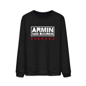 Мужской свитшот хлопок с принтом Armin van Buuren Embrace в Санкт-Петербурге, 100% хлопок |  | armin van buuren | embrace | trance | только для личный витринarmin