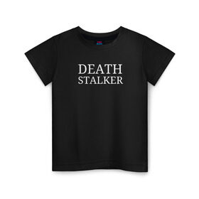 Детская футболка хлопок с принтом Bones Sesh Death Stalker в Санкт-Петербурге, 100% хлопок | круглый вырез горловины, полуприлегающий силуэт, длина до линии бедер | bones | death stalker | deathstalker | rap | rapteamsesh | sesh | teamsesh