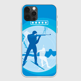 Чехол для iPhone 12 Pro Max с принтом Биатлон в Санкт-Петербурге, Силикон |  | Тематика изображения на принте: biathlon | sport | winter | биатлон | биатлонисты | зимние виды спорта | спорт | стрельба