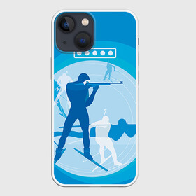 Чехол для iPhone 13 mini с принтом Биатлон в Санкт-Петербурге,  |  | biathlon | sport | winter | биатлон | биатлонисты | зимние виды спорта | спорт | стрельба