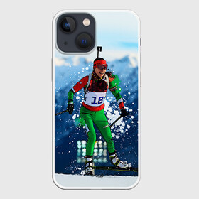 Чехол для iPhone 13 mini с принтом Биатлон в Санкт-Петербурге,  |  | biathlon | sport | winter | биатлон | биатлонисты | зимние виды спорта | спорт | стрельба