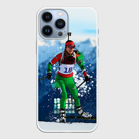 Чехол для iPhone 13 Pro Max с принтом Биатлон в Санкт-Петербурге,  |  | biathlon | sport | winter | биатлон | биатлонисты | зимние виды спорта | спорт | стрельба