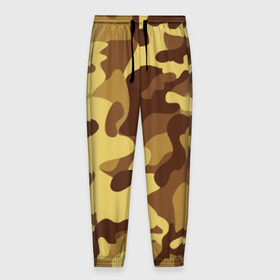 Мужские брюки 3D с принтом Пустынный камуфляж в Санкт-Петербурге, 100% полиэстер | манжеты по низу, эластичный пояс регулируется шнурком, по бокам два кармана без застежек, внутренняя часть кармана из мелкой сетки | camo | camouflage | military | камо