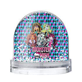 Водяной шар с принтом Monster High в Санкт-Петербурге, Пластик | Изображение внутри шара печатается на глянцевой фотобумаге с двух сторон | монстер хай