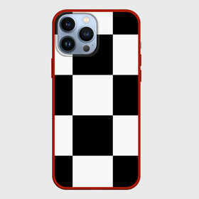 Чехол для iPhone 13 Pro Max с принтом Клетка в Санкт-Петербурге,  |  | белый | черно белый | черный | шахматная
