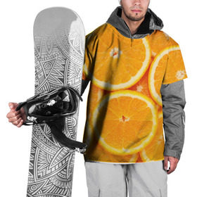 Накидка на куртку 3D с принтом Апельсинчик в Санкт-Петербурге, 100% полиэстер |  | orange | апельсин | фрукты