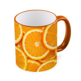 Кружка 3D с принтом Апельсинчик в Санкт-Петербурге, керамика | ёмкость 330 мл | orange | апельсин | фрукты