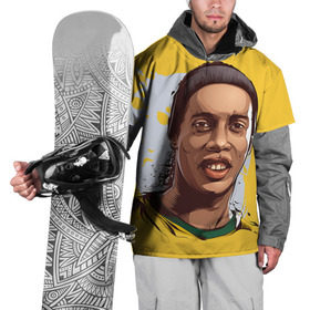 Накидка на куртку 3D с принтом Ronaldinho в Санкт-Петербурге, 100% полиэстер |  | football | ronaldinho | роналдиньо | футбол | футболист