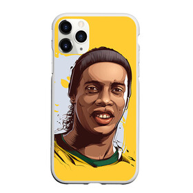 Чехол для iPhone 11 Pro Max матовый с принтом Ronaldinho в Санкт-Петербурге, Силикон |  | Тематика изображения на принте: football | ronaldinho | роналдиньо | футбол | футболист
