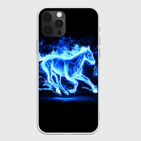 Чехол для iPhone 12 Pro Max с принтом Ледяной конь в Санкт-Петербурге, Силикон |  | Тематика изображения на принте: арт | лёд | лошадь | огонь | пламя
