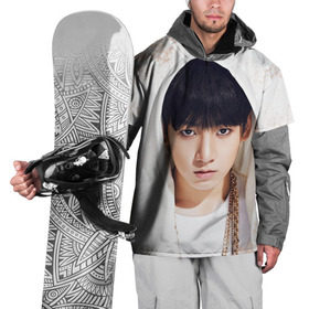 Накидка на куртку 3D с принтом Jeon Jung Kook в Санкт-Петербурге, 100% полиэстер |  | Тематика изображения на принте: bangtan | bangtan boys | bts | bulletproof boy scouts | jeon jung kook | jungkook | k pop | korea | kpop | бантаны | гук | гукки | к поп | корея | кпоп | чон гук | чон чон гук | чонгук