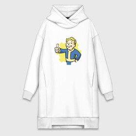 Платье-худи хлопок с принтом Vault Boy в Санкт-Петербурге,  |  | boy | fallout | pip | vault | vault boyубежище | фаллаут