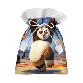 Подарочный 3D мешок с принтом Кунг фу панда в Санкт-Петербурге, 100% полиэстер | Размер: 29*39 см | kung fu | kung fu panda | panda | кунг фу | кунг фу панда | кунгфу | панда. кунг фу | по